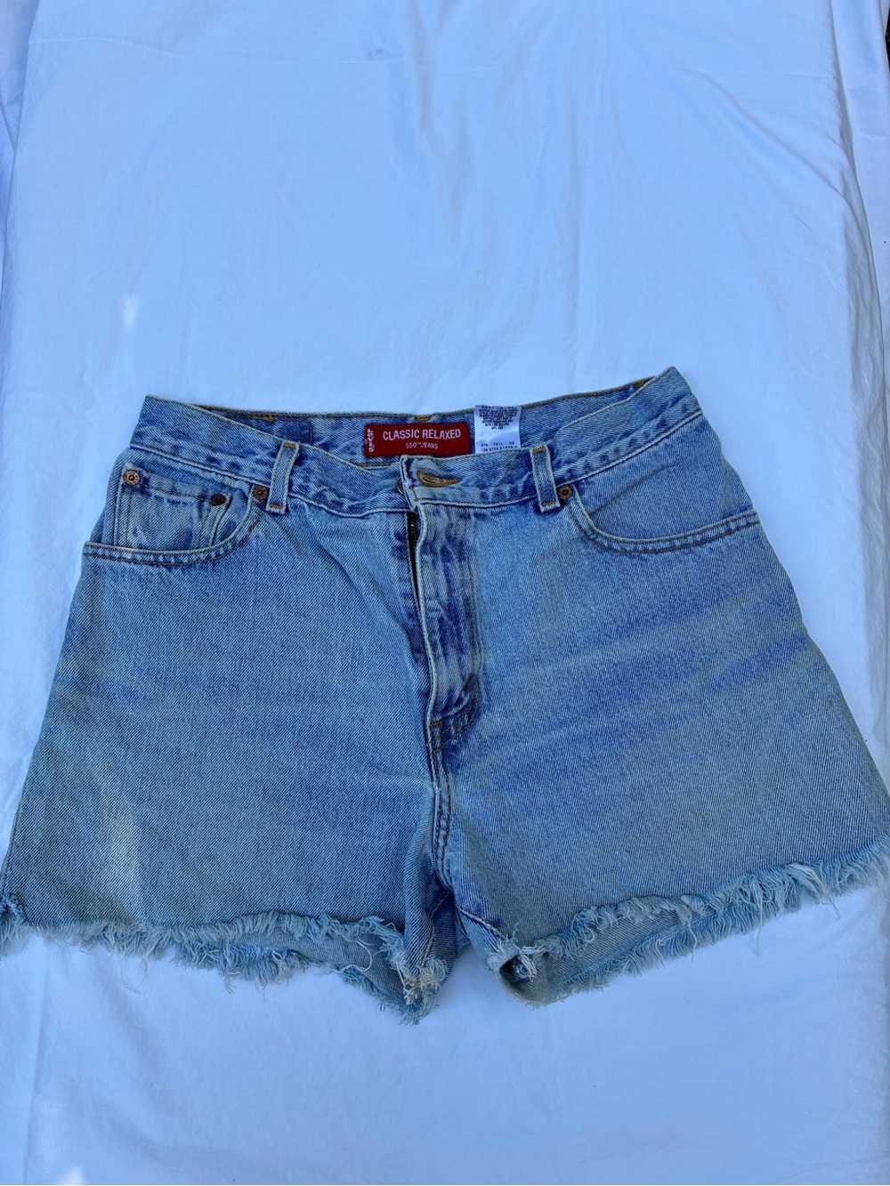 Vintage Levi's Light Blue Denim Cutoff Shorts